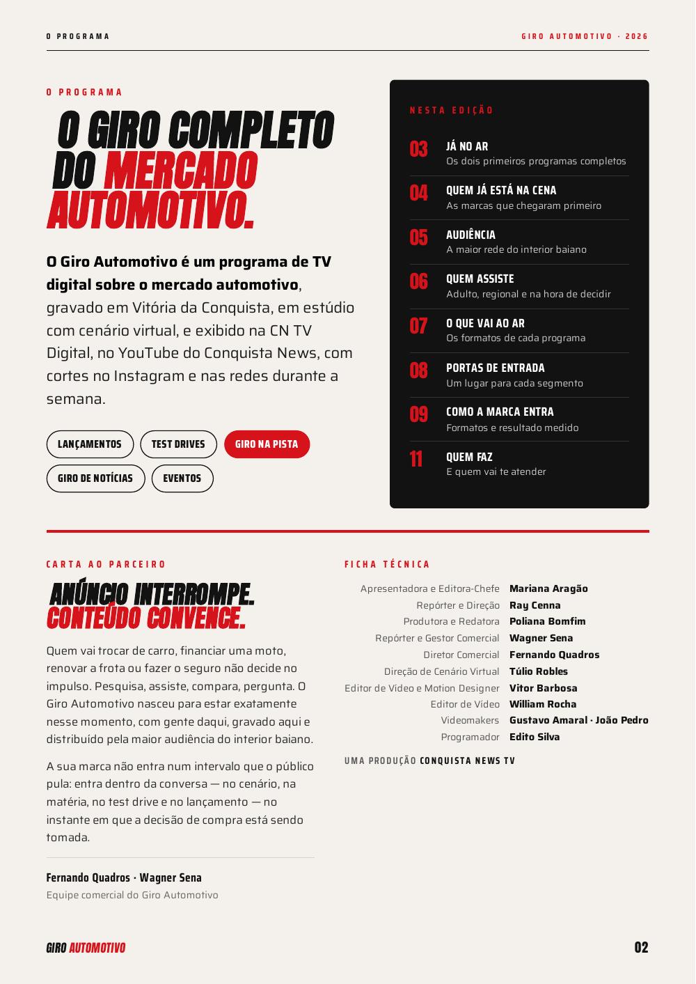 Revista Giro Automotivo, página 2